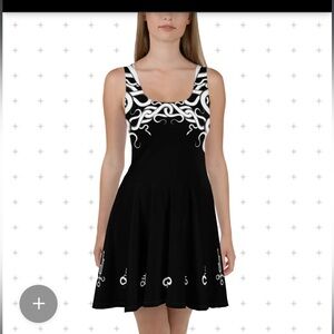 Dustrial Gothic Skater Dress Medium